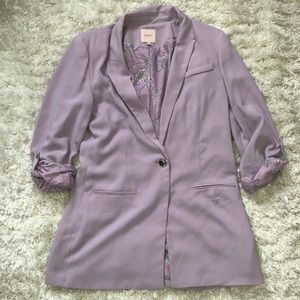 Lavender boyfriend blazer